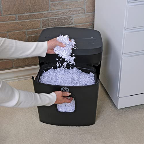 HP - Micro Cut Paper Shredder, 14-Sheet with Slide Top for Office