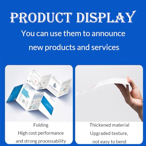 Customized Brochures&Flyer Add Your Own Image/LOGO/Text Personalized design Brochures 200GSM For Business, Double-Sided Printing Tri-Fold Glossy Paper