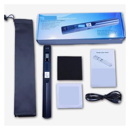 Document Camera, Document Scanner Portable Handheld, 900DPI Mobile HD Color A4 Book Photo, Supports JPEG and CPF Formats to Improve Efficiency for Live Demo(Red)