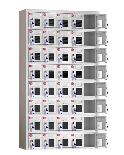 RJYYYDS Cell Mobile Phone Lock Box for Students Teachers Employees, Secure Phone Storage Cabinet with Independent Keys and Locks,12 Slots