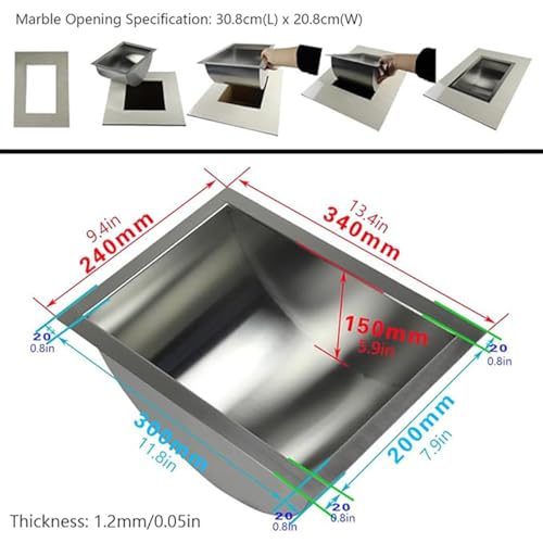 Transaction Tray,Ticketing Windows.304 Stainless Steel Ticketing Windows, Hospitals, Banks, Withdrawal and Cashier Channels, with a Built-in Transaction Tray,Silver