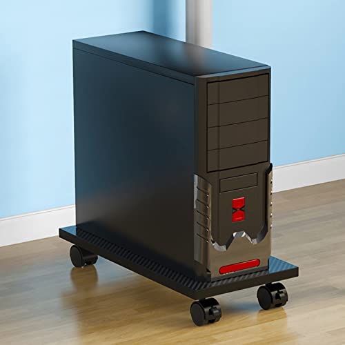 Computer Tower Stand Printer Table Computer Tower Cart, CPU Rolling Stand, Mobile PC Holder, Computer Host Stand with Wheels Under Home Office Desk Computer Stand for Desktop Tower (Color : B)