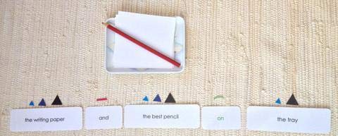 Grammar/Function of Words Card Activities (Montessori)