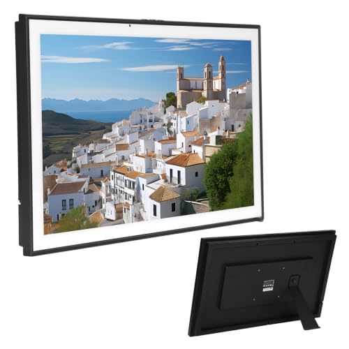 21.5Inch Electronic Chore Chart with Interactive Touchscreen Display Intelligent Family Planner Organizer Wall & Desk Mountable Desk Mount Sync Online Calendar for Family Meal Planners Support