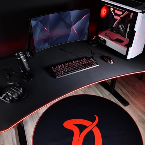 Arozzi Arena Gaming Desk Pad Pure Black