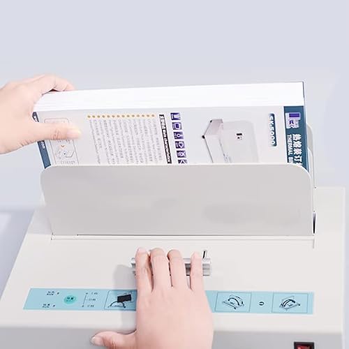 110V Hot Melt Glue Universal Thermal Binding Machine A4 Paper Binding Machine Electric Desktop Sheet Binder 50mm Hot Melt Machine Contract Document Invoice Folder
