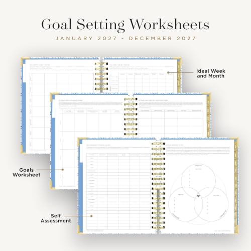 Day Designer 2027 Weekly & Monthly Planner, 7.4"x 9.5", Casa Bella