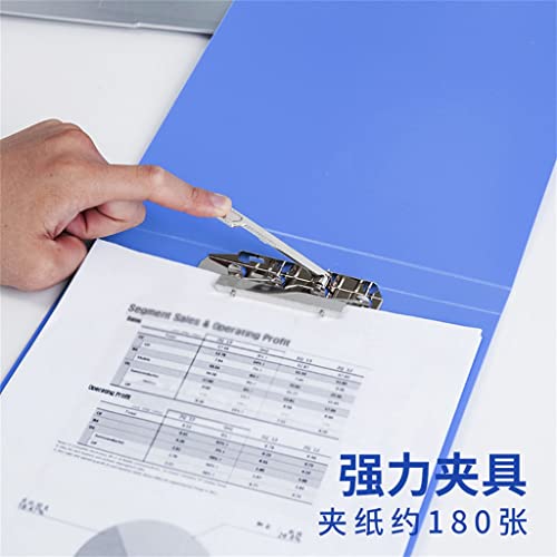 58GXCAAMOT 10 A4 Paper Folder Hanging Clip A4 Folder Board Clip Storage Finishing Clip School Office Storage Clip (Color : A Size
