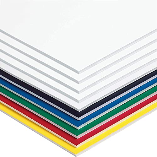 UCreate Foam Board, 6 Assorted Colors, No UPCs, 20" x 30", 1 Sheet