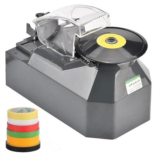 Auto-Sensing Electric Tape Dispenser, Adjustable Cut Length 10-60mm for Adhesive Tape,for Office & Packaging Application