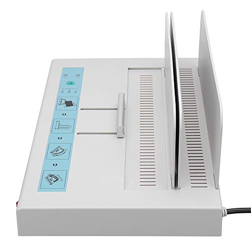 110V Hot Melt Glue Universal Thermal Binding Machine A4 Paper Binding Machine Electric Desktop Sheet Binder 50mm Hot Melt Machine Contract Document Invoice Folder