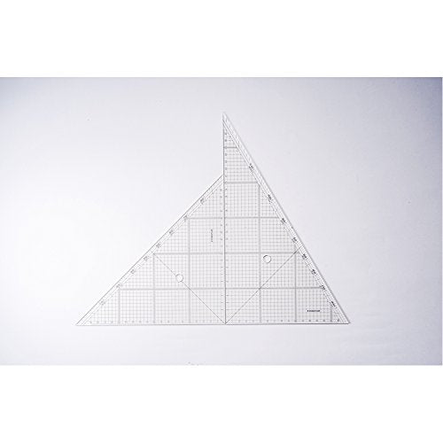 STAEDTLER 966 30 Triangle Ruler Drawing Set for Layout 11.8 inches (30 cm)