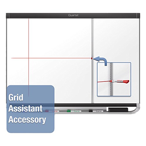 Quartet Magnetic Whiteboard, Porcelain, White Board, Dry Erase Board, 8' x 4', Black Frame, Prestige 2 Duramax (P558BP2)