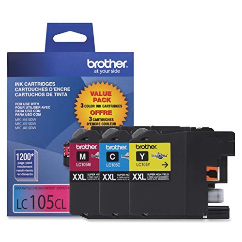 Brother Printer LC1053PKS Ink, Cyan, magenta, yellow