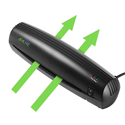 Apache AL13 13 Inch Laminator Machine with 20 Laminating Sheets, Wide Thermal Laminating Machine, Reliable, Anti-Jam, 11x17 A3 A4 A5 A6 Compatible for Home Office School Use
