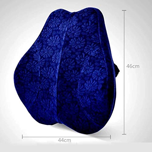 KKIUUUYTGT Lumbar Pillow - Pillow Support Seat Cushion for Car or Office Chair | Memory Foam, Lower Back Pain Relief, Improve Your Posture