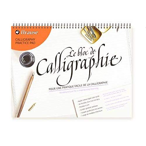 Brause Georges Lalo 96442B Calligraphy Pad, A3, 50 Sheets, 80 g/m, Cream