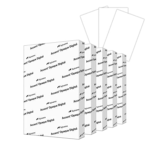 Accent Opaque White Printer Paper, 11” x 17” 24lb Bond/60lb Text Copy Paper – 2,500 Sheets (5 Ream) – Premium Computer Paper with Smooth Finish, 97 Bright, 89gsm – Multipurpose White Paper – 109397C
