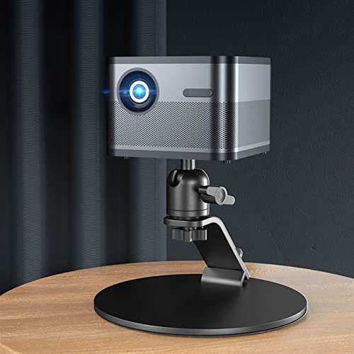 Projector Mount Projector Stand Home Miniature Bedside Desktop Projector Shelf Conference Room Living Room Black Metal Universal Projector Stand Rotatable Projectors Bracket (B )