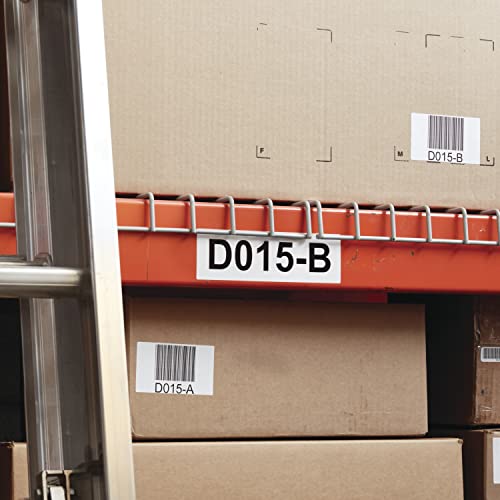 DYMO LW Durable Industrial Labels for LabelWriter Label Printers, White Poly, 3/4” x 2-1/2”, 2 Rolls of 450 (900 Total)