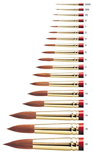 Winsor & Newton Sceptre Gold II Series 101 SH Brush - Round #000