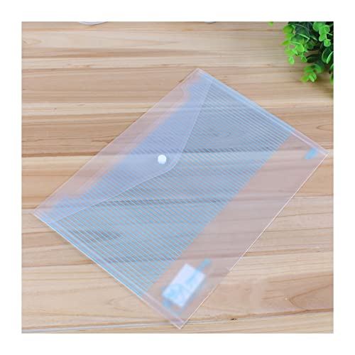 Filing Envelopes 5 Pcs/lot High Capacity Transparent File Folder A4 for Documents Document Bag Clear File Bag Office School Stationery Plastic Folders