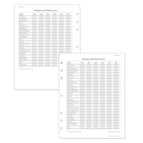 FranklinCovey - Blooms Weekly Ring-Bound Planner (Monarch, Jan 2027 - Dec 2027)