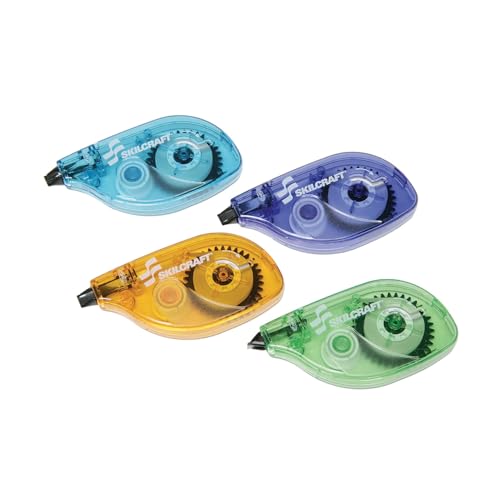 AbilityOne® - NSN5048940 - Correction Tape - Non-Refillable - 4/PG