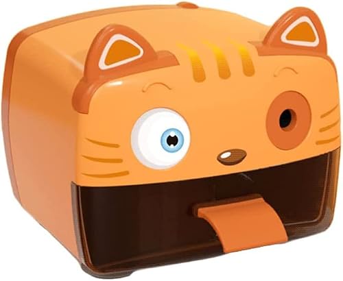 OLOTU Portable School Pencil Sharpener Fully Automatic Multi-Function Pencil Sharpener Primary School Art Special Electric Pencil Sharpener Cartoon Study Stationery Pencil Sharpeners Compact
