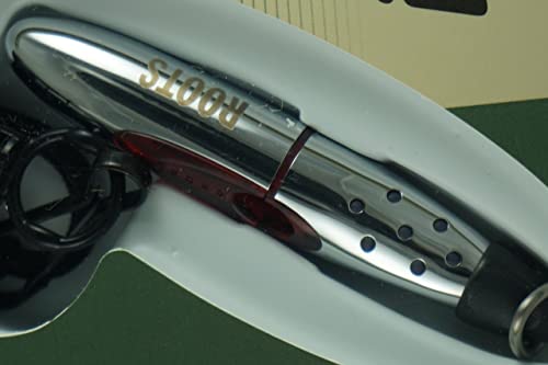 Cross Roots Ion Metal Red and Extremely Polished Metal Barrel Gel Ink Rollerball Pen with Lanyard. Made in the USA