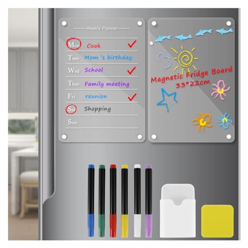Magnetic Calendar Set Planning Board Dry Erase Calendar