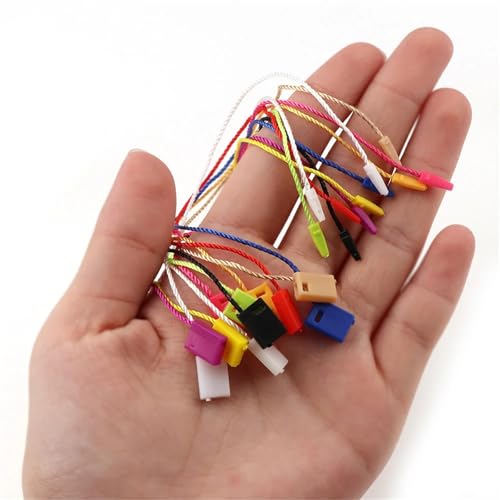 1500Pcs Square Clothes Tag Rope Snap Lock Pin Loop Fastener Hook Ties Easy and Fast to Attach(8 Black,1500Pcs)