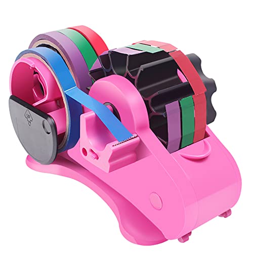 McbeAn Tape Cutter, Multifunctional Automatic Tape Dispenser with 2 Cores, Tape Width: Between 1CM-3.6CM, Suitable for Home Office School Stationery Supplies Scotch Tape, Fiber Tape