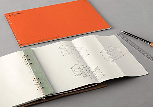 PLOTTER 77716545 Memo Pad Refill, A4, Isometric, 40 Sheets, 2 Packs