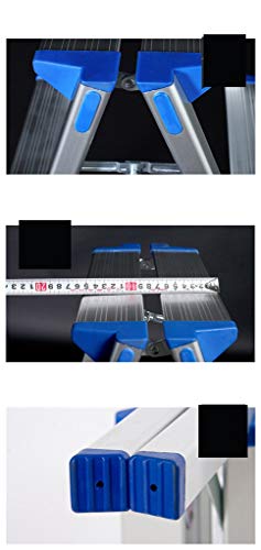 FLYIFE Step Stool Two Step Ladder Stool, Three Four Steps Outdoor Metal Ladder, Office Factory Double Side Ladder Super Light Stepladders Household Ladder/43 X 46 X 50Cm
