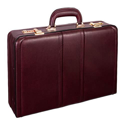 McKlein Coughlin, Leather 4.5" Expandable Laptop/Computer & Tablet Business Briefcase Attaché Bag, Men Women Laptop Briefcase, Laptop Compartment bag, Tablet Pocket bag, Business Bags, Travel Cases