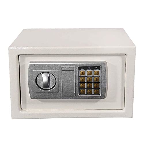 TBLOTYD Electronic Digital Safe Box Volume for Home Hotel Security with 2 Locking Bolts/Black/Black 16L ，Black-White 8.5L