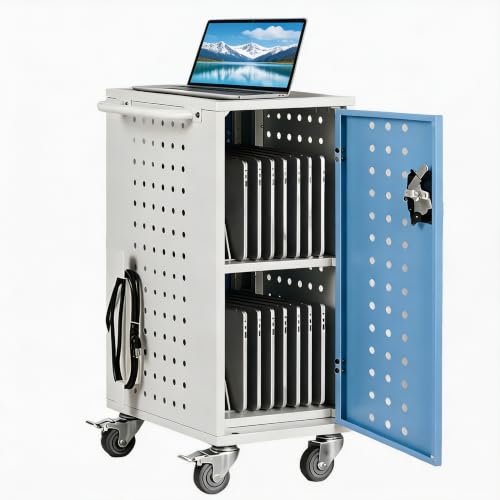 Garvee 16 Device Laptop Charging Cart/Station for Chromebook/Classroom