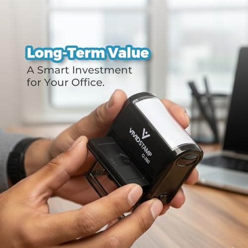 Classic Past Due Self Inking Rubber Stamp Combo with Refill (Black Ink) - X-Large (10 Pack)