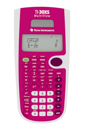 Texas Instruments TI-30XS MultiView Scientific Calculator, Pink
