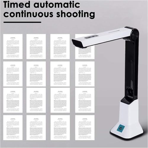 Document Camera, Portable Highdefinition Scanner, Physical Exhibition Stand with Real-time Projection Video Recording Function, A4 to Improve Efficiency for Live Demo