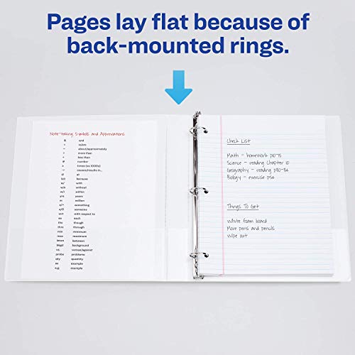 2" Side Open Poly Binder, 400 Page Capacity in Assorted Colors (5 Pack) (Seafoam Green, 3 Ring)