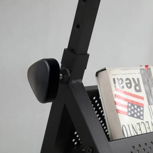 Japovker Artist Drawing Desk, Tilting Drafting Table with Adjustable Height 0-75° – 2 Drawers & Side Storage with Stool for Home Studio, Art Class, Designers (Brown+Black)