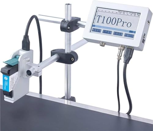 Lbxlhr Date Coding Machine,Portable Smart Printer,Commercial Automatic Coding Machine,Inkjet Coder,Date Coder,12.7 mm/25.4 mm Online Inkjet Coder(24.5mm)