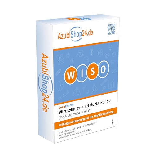 AzubiShop24.de Lernkarten Wirtschafts- und Sozialkunde Textil- und Modenaher [German]