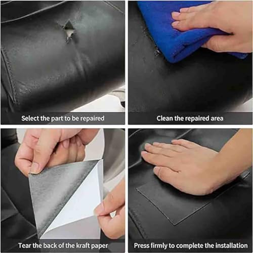 Coal2ToalPW PU Repair kit, Self Adhesive PU Repair Patch Tape 0.8mm Thick Vinyl Repair Kit(SkyBlue,18x78 in)