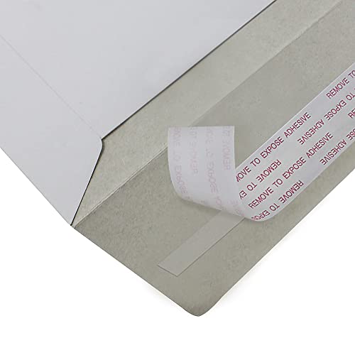 1000 EcoSwift 6.5 x 4.5 Rigid Photo Mailers Stay Flats White Cardboard Self Seal Envelopes