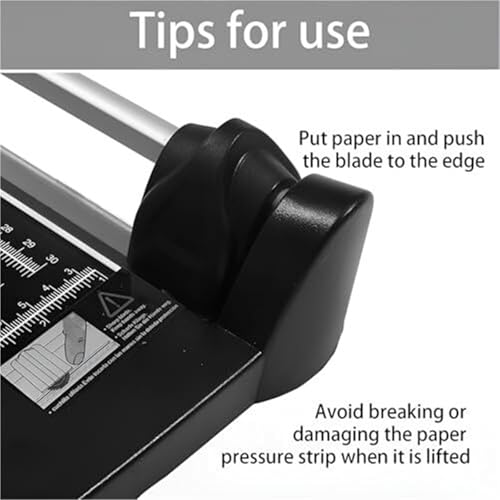 Paper Cutter with 600mm Cutting Length for A2 Large Format, Manual Guillotine Trimmer for Schools, Offices and Print Projects