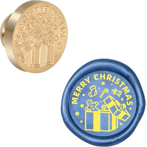 Wax Stamp 2pcs Gifts Wax Seal Stamp Head Removable Sealing Brass for Creative Gift Envelopes Invitations Cards Decoration