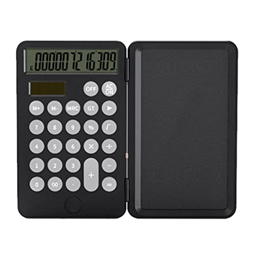 Digit Calculator Portable Accounting Tool W/Flipper ​Cover Handwriting Board 12Digit Basic for Office Meeting